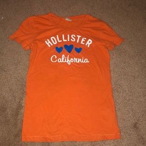 Orange Hollister T-shirt